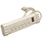 120 Volts 15A Surge Protective 6 Outlet Power Strip Light