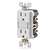 15A CFCI Tamper RES Guide Light White