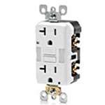 20A GFCI Tamper RES Guide Light White