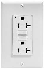 20A DUP GFI Receptacle White