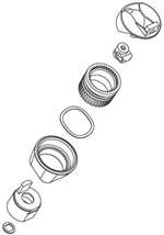 Lever Handle Kit Chateau Polished Chrome