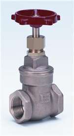 Not For Potable Use 3 Bronze 125# Threaded Non-Rising Stem Thread Bonnet Gate Valve