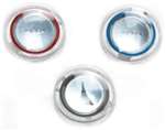 2 Handle Knob INS Kit Chateau CP/WHIT