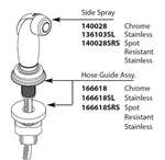 Repair Side Spray With Hose Polished Chrome