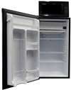 3.2 CF Refrigerator With Microwave Combination Black