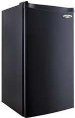 3.2 CF Refrigerator With Auto Defrost Black