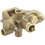 1 Handle Tub and Shower Valve Only Copper X Copper