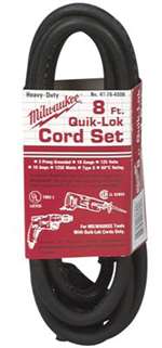 8 Quick Lock Cord Set