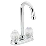 Lead Law Compliant 2 Handle Bar Faucet Chateau Polished Chrome 2.0 GPM