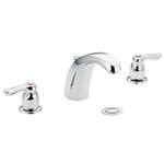 Lead Law Compliant 2 Handle Widespread Lavatory Faucet Polished Chrome 1.5 GPM