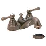 Lead Law Compliant 2 Handle 4 Lavatory Faucet Trim Oil Rubbed Bronze 1.5 GPM