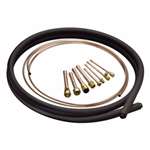 3/8 X 1-1/8 X 3/8 X 30 Copper Plain End Line Set