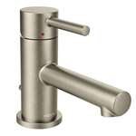 Lead Law Compliant 1.5 GPM 1 Handle Lavatory Faucet Brushed Nickel
