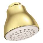 Single Function Showerhead Polished Brass 2.5 GPM