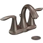 Lead Law Compliant 2 Handle Lever Center Set Lavatory Faucet Oil Rubbed Bronze 1.5 GPM