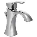 Lead Law Compliant 1 Handle High Lavatory Faucet 1.5 GPM Polished Chrome