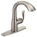 Lead Law Compliant 1.5 GPM 1 Handle High Pullout Kitchen Faucet Srst