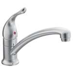 Lead Law Compliant 1 Handle Kitchen Faucet 1 Mounting Polished Chrome 2.0 GPM
