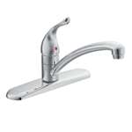Lead Law Compliant 1 Handle Kitchen Faucet Chateau Polished Chrome 2.0 GPM