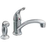 Lead Law Compliant 1 Handle Kitchen Faucet With Spray 2.0 GPM
