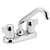 Lead Law Compliant 2 Handle Lever Laundry Faucet Chateau Polished Chrome 2 G