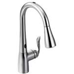 Lead Law Compliant 1 Handle Lever High Pullout Kitchen Faucet 1.5 GPM