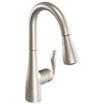 Lead Law Compliant 1.5 GPM 1 Handle High Pullout Kitchen Faucet Srst