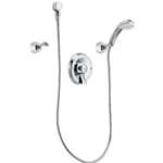 1 Handle Pressure Balance Valve Shower Chrome 2.5 GPM
