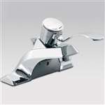 Lead Law Compliant 1 Handle Lever Lavatory Faucet With Pop Up 2.2 GPM