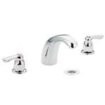 Lead Law Compliant 2 Handle Lavatory Faucet Widespread 2.2 GPM