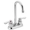 Lead Law Compliant 2 Handle Bar Faucet Chrome 2.2 GPM
