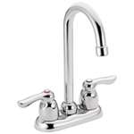 Lead Law Compliant 2 Handle Bar Faucet Chrome 2.2 GPM