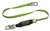 Backbiter Single Leg Tie Lanyard Green