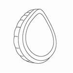 1 Handle Knob INS Kit Chateau WH/CP