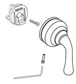 One PC Handle Hub Mtcl Posi-Temp Kit