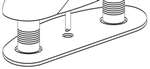 Monticello Lavatory Deck Gasket Kit