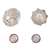 Handle Knob Assembly For 2 Handle Lavatory