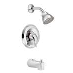 1 Handle Pressure Balance Tub and Shower Posi-Temp Polished Chrome 2.5 GPM