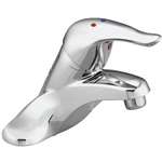 Lead Law Compliant 1 Handle Lever Lavatory Faucet Less Pop Up Polished Chrome 1.5 GPM
