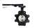 6 Ductile Iron 200 # Aluminum Bronze EPDM Lug Butterfly Valve Lever Operator