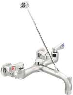 Not For Potable Use 2 Handle Service Sink Faucet Wall Mount