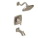 1 Handle Lever Tub and Shower Trim Brushed Nickel 2.5 GPM