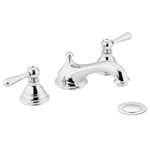 Lead Law Compliant 2 Handle Lever Lavatory Trim With Drain 1.5 GPM
