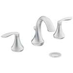 Lead Law Compliant 2 Handle Lever Lavatory Faucet Trim Polished Chrome 1.5 GPM