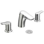 Lead Law Compliant 2 Handle Lever Three Hole W/Spd Lavatory Polished Chrome 1.5 GPM