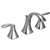 Lead Law Compliant 2 Handle High Lavatory Faucet Polished Chrome *voss 1.5 GPM