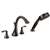 2 Handle Roman Tub Trim Kit Eva Oil Rubbed Bronze
