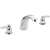 2 Handle Lever Garden Tub Trim Chateau Polished Chrome