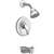 1 Handle Tub and Shower Valve Trim Kit Polished Chrome 2.5 GPM