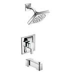 1 Handle Tub and Shower Pressure Balance Valve Trim Polished Chrome 2.5 GPM